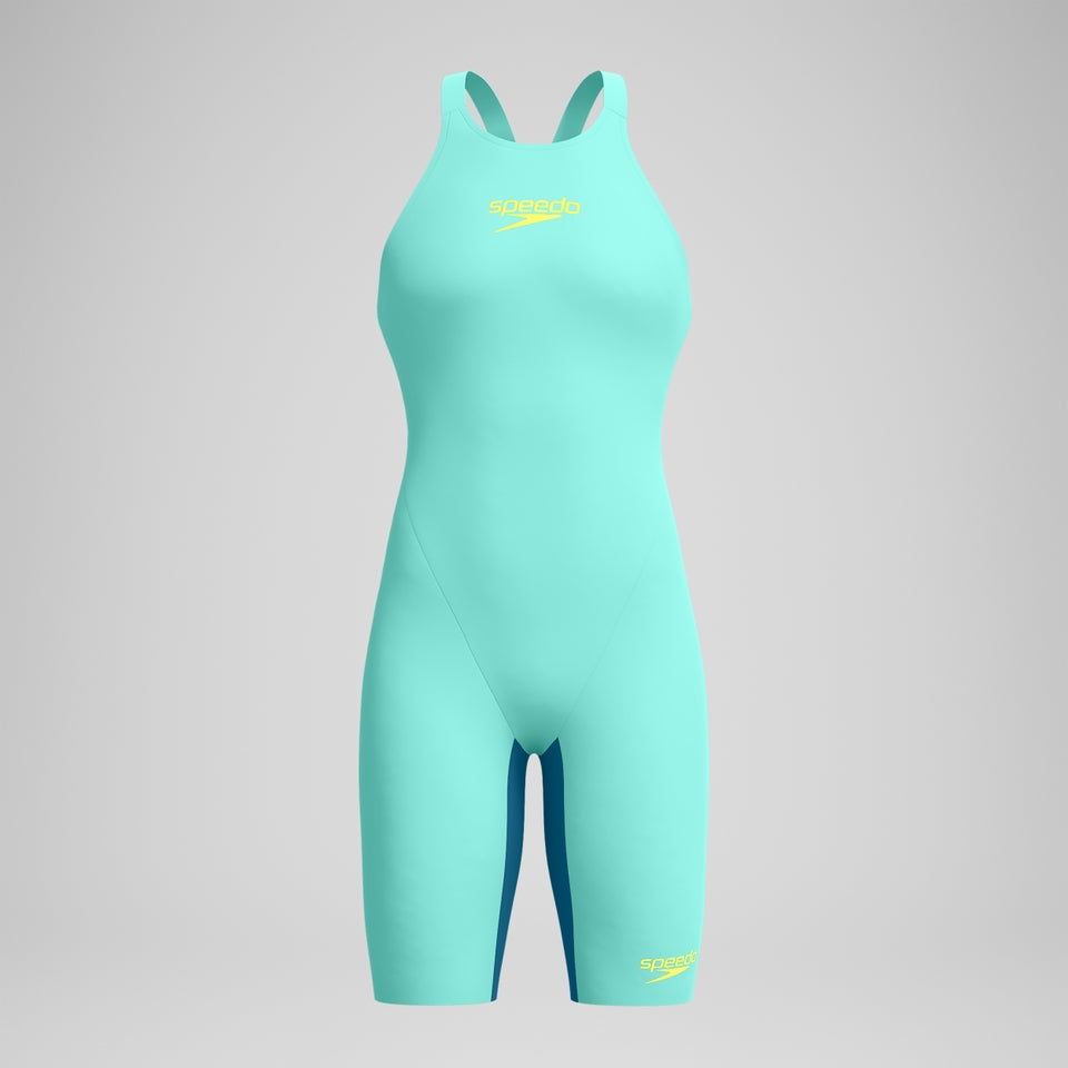 Speedo Fastskin LZR Pure Valor 2.0 Openback Kneeskin Turquoise