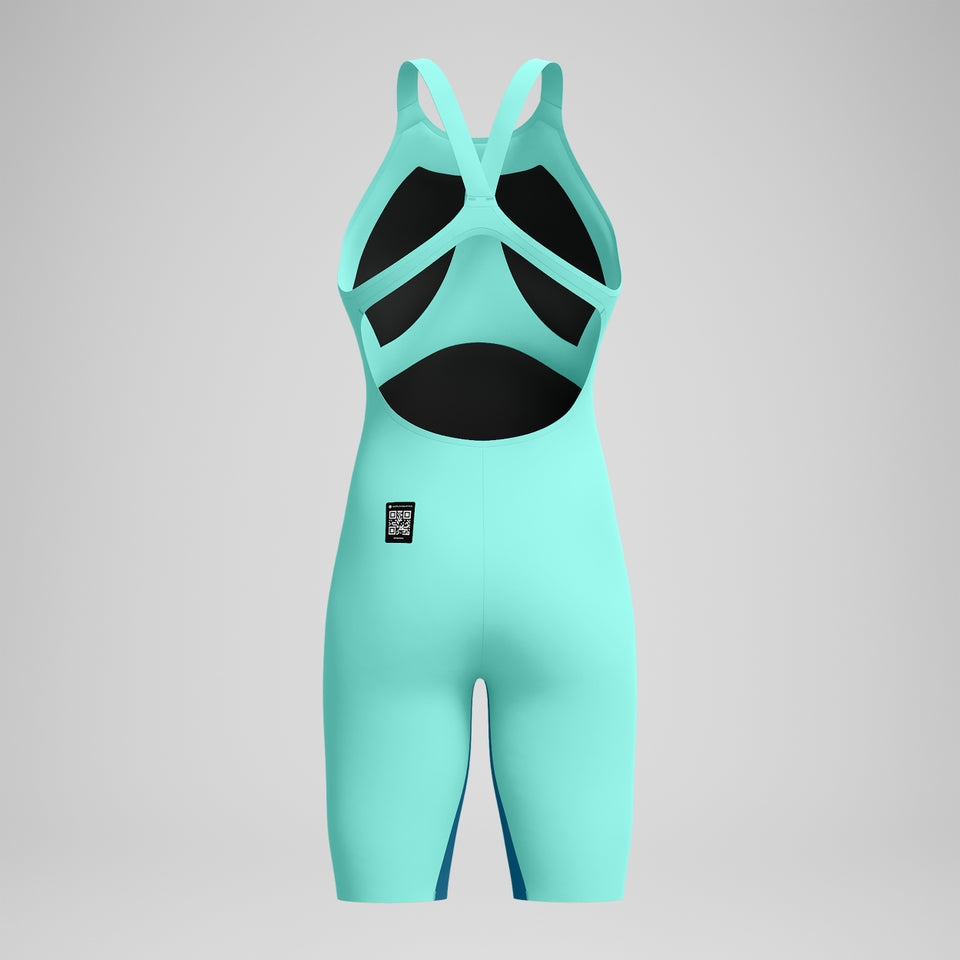 Speedo Fastskin LZR Pure Valor 2.0 Openback Kneeskin Turquoise
