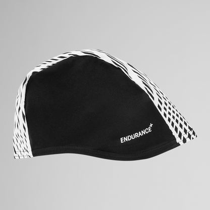 Speedo Adult Boom Endurance+ Swim Cap Black/White