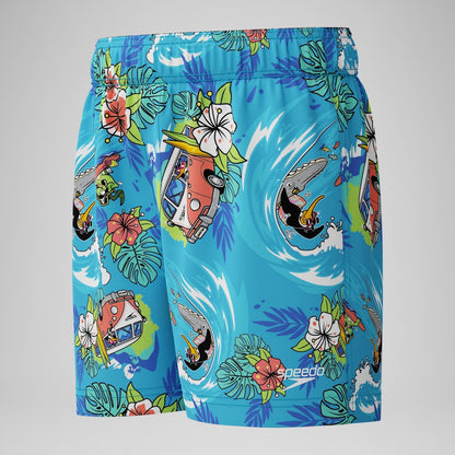 Speedo Boys' Learn to Swim 11'' Swim Shorts Blue