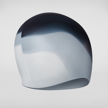 Speedo Adult Multi Colour Silicone Swim Cap Black/Grey