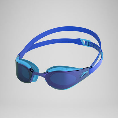 Speedo Junior Fastskin Hyper Elite Mirror Goggles Blue