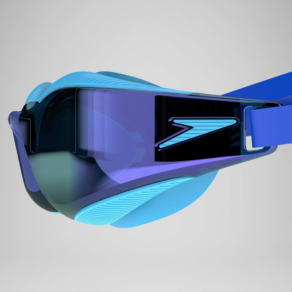 Speedo Junior Fastskin Hyper Elite Mirror Goggles Blue