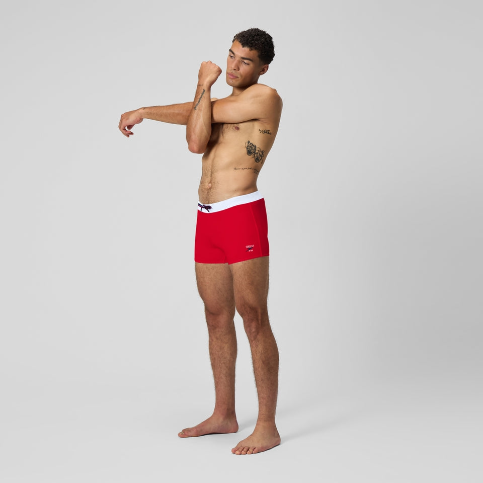 Speedo Jetstream Solid Square Leg Red