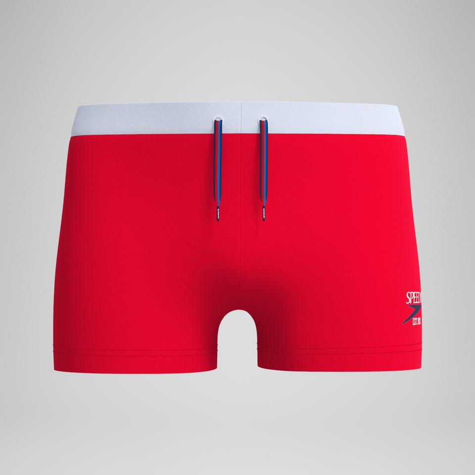 Speedo Jetstream Solid Square Leg Red