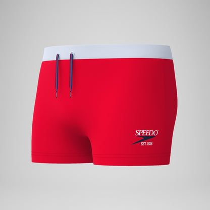 Speedo Jetstream Solid Square Leg Red