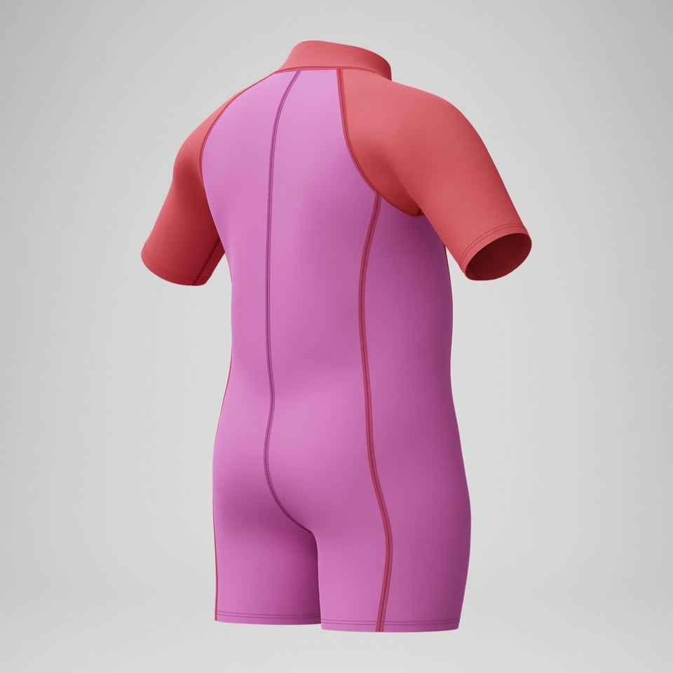 Speedo Infant Girls' Learn to Swim Neoprene Suit Swimsuit Pink