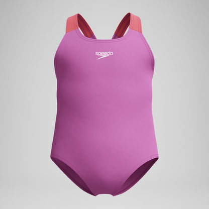 Speedo Infant Girls' Learn to Swim Medalist Swimsuit Pink