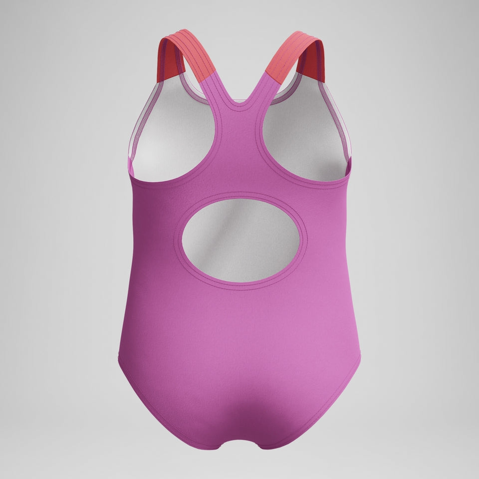 Speedo Infant Girls' Learn to Swim Medalist Swimsuit Pink