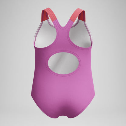 Speedo Infant Girls' Learn to Swim Medalist Swimsuit Pink