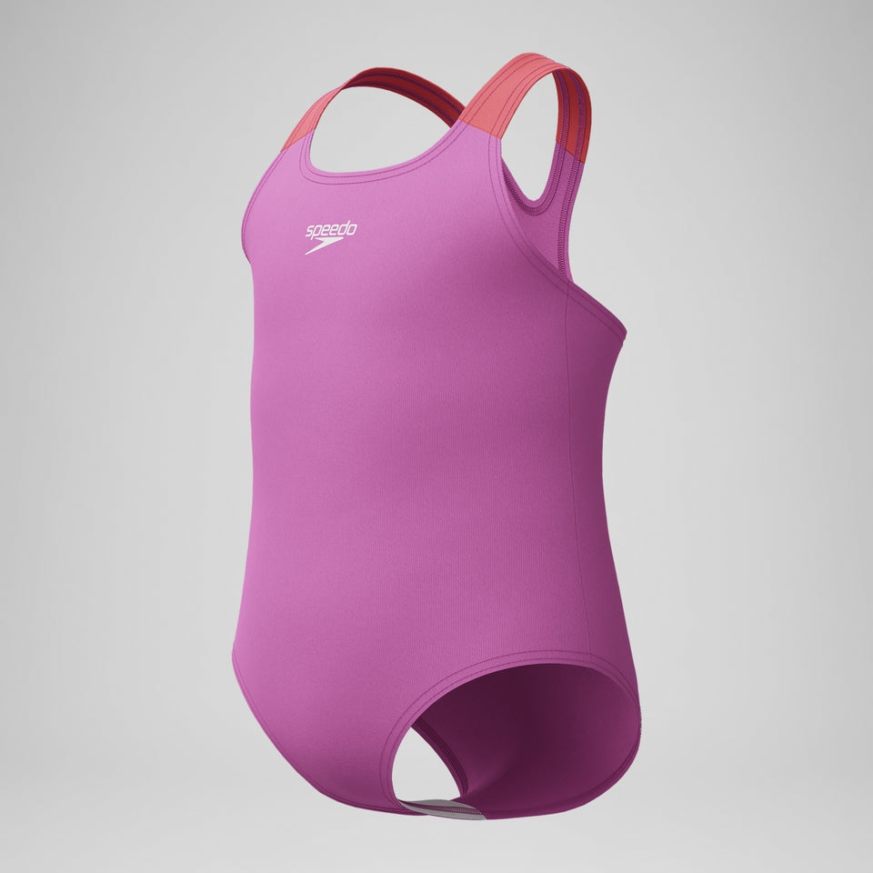 Speedo Infant Girls' Learn to Swim Medalist Swimsuit Pink