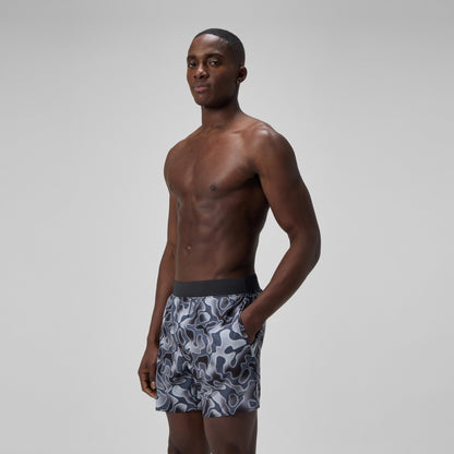 Speedo Lookout Printed 40cm Swim Shorts Grey
