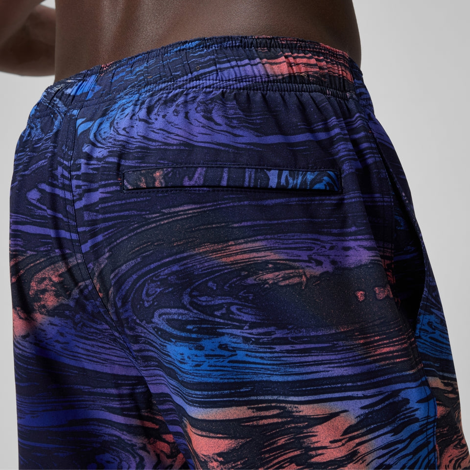 Speedo Redondo Edge Printed 40cm Swim Shorts Blue