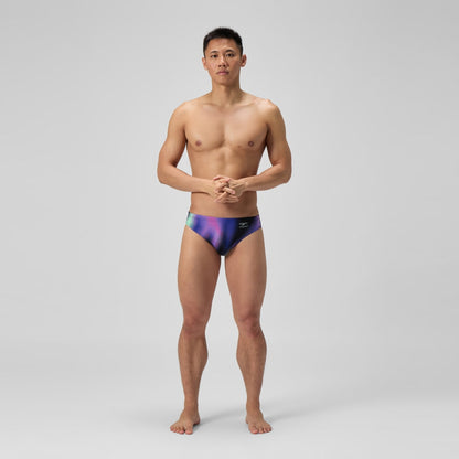 Speedo Club Training Printed Brief Purple