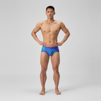 Speedo Club Training Printed 13.5cm Brief Blue