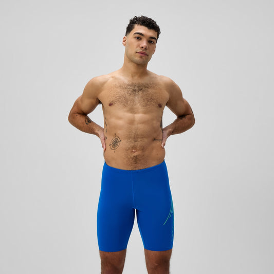 Speedo Hyperboom Placement Jammer Blue/Green