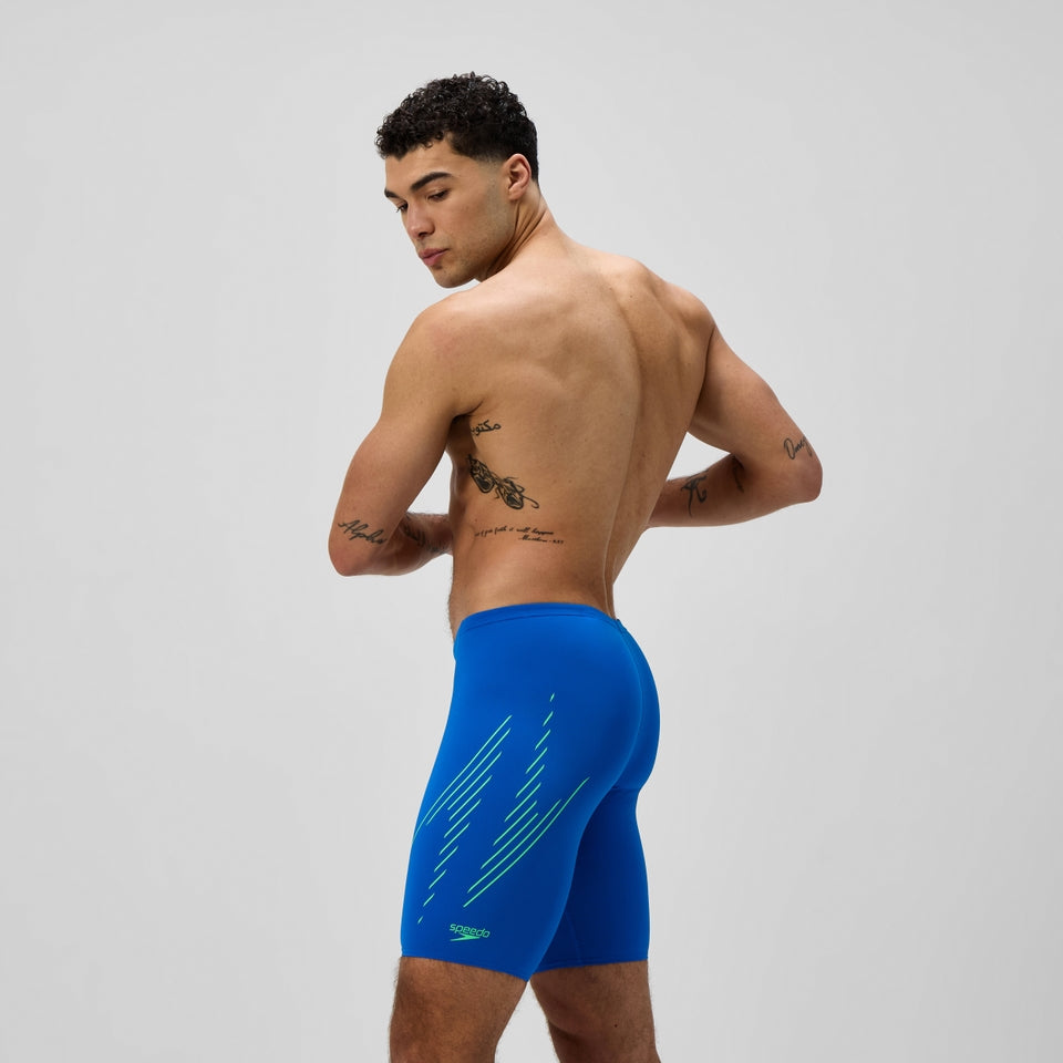 Speedo Hyperboom Placement Jammer Blue/Green