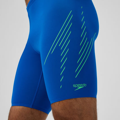 Speedo Hyperboom Placement Jammer Blue/Green