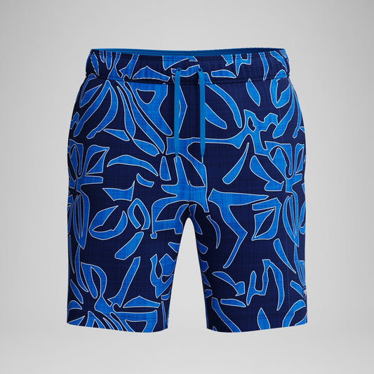 Speedo Redondo Edge Printed 45cm Swim Shorts Blue