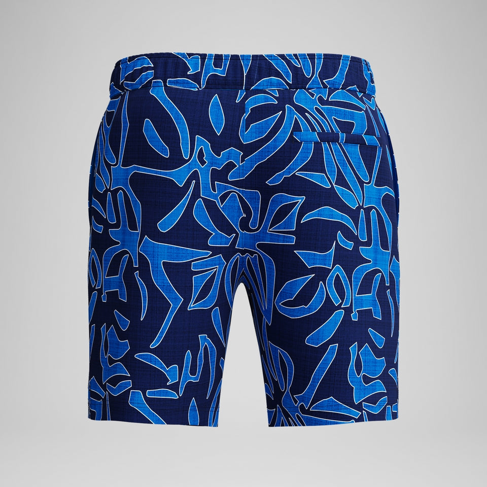 Speedo Redondo Edge Printed 45cm Swim Shorts Blue