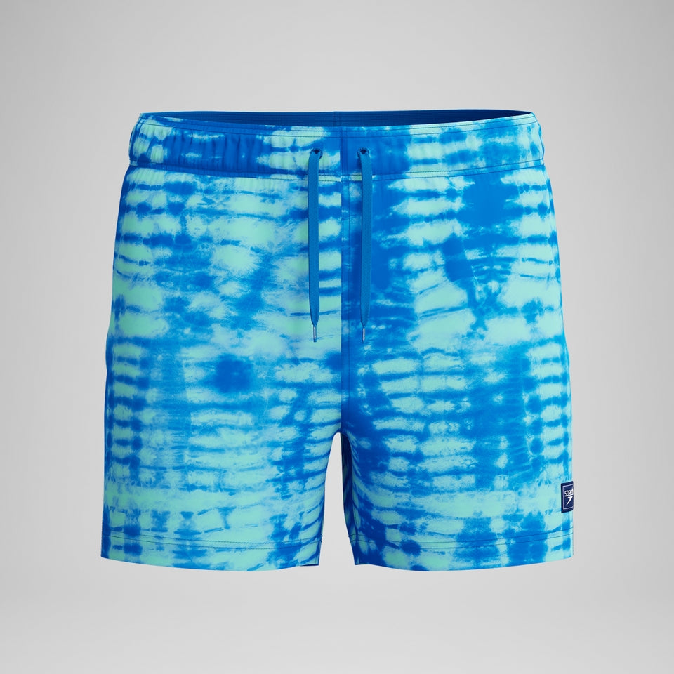 Speedo Redondo Edge Printed 35cm Swim Shorts Blue