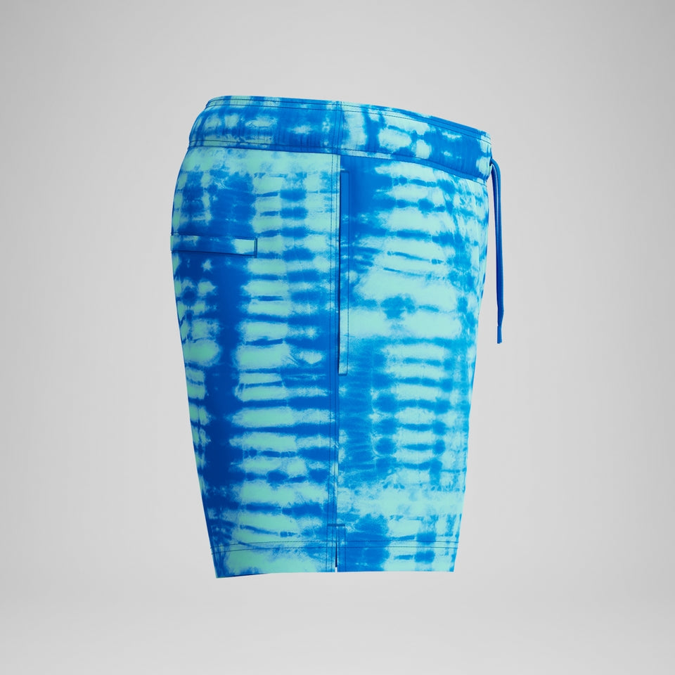 Speedo Redondo Edge Printed 35cm Swim Shorts Blue