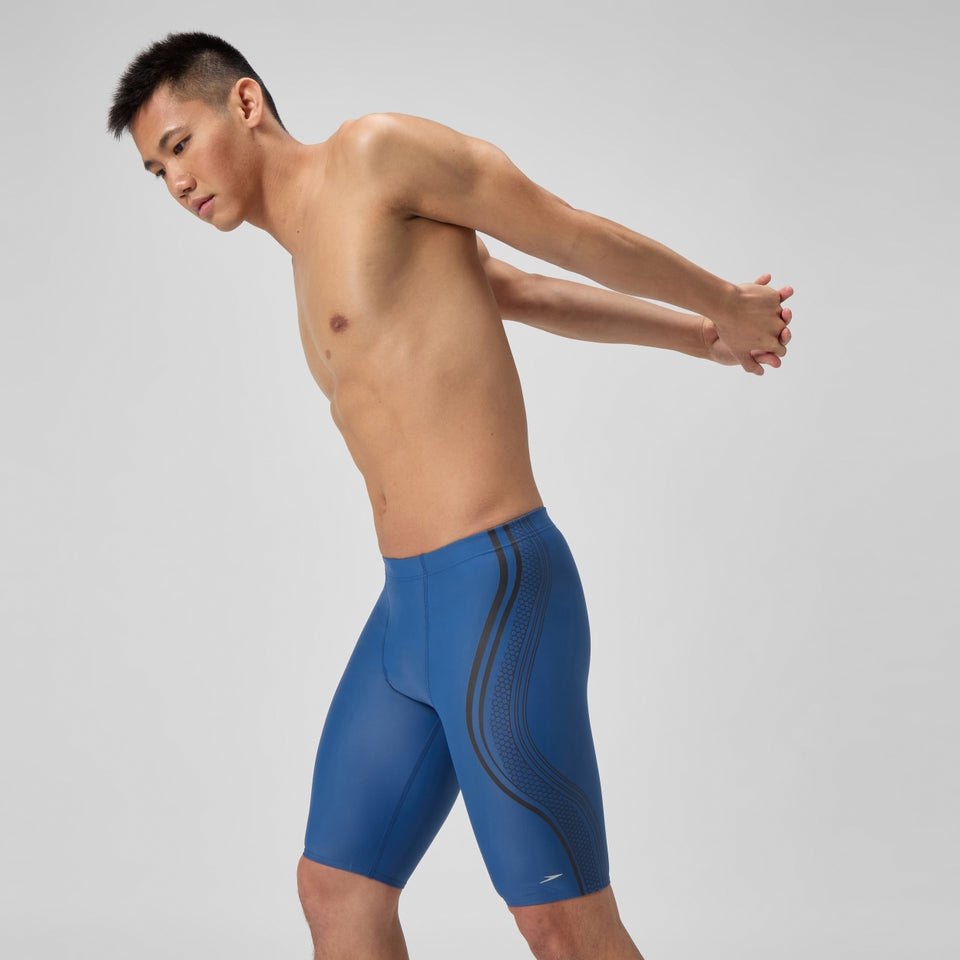 Speedo Printed V Class Movement Jammer Blue