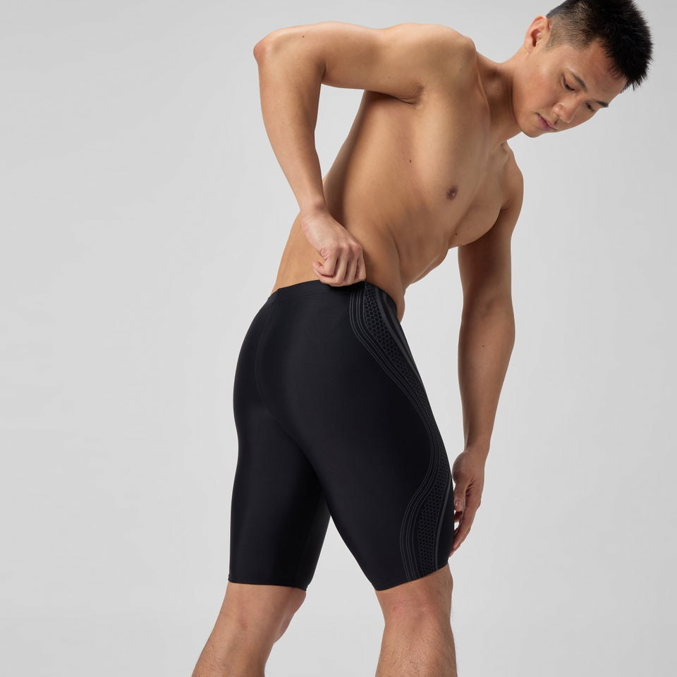 Speedo Printed V Class Movement Jammer Black