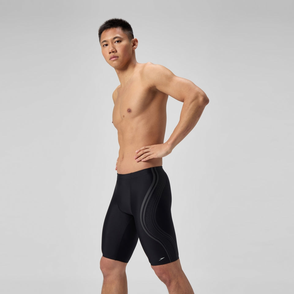 Speedo Printed V Class Movement Jammer Black