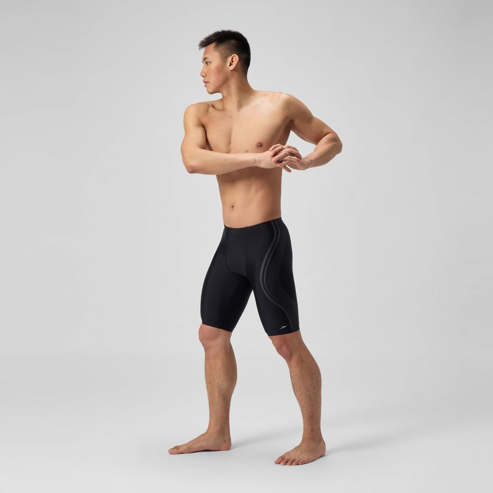 Speedo Printed V Class Movement Jammer Black