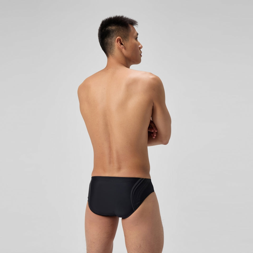 Speedo Printed V Class Movement Brief Black