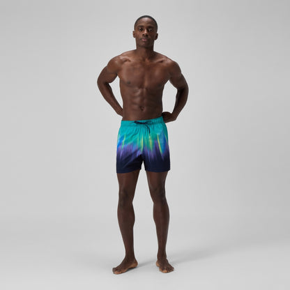 Speedo Redondo Edge Printed 40cm Swim Shorts Green/Blue