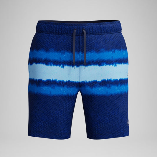 Speedo Redondo Edge Printed 45cm Swim Shorts Navy/Blue