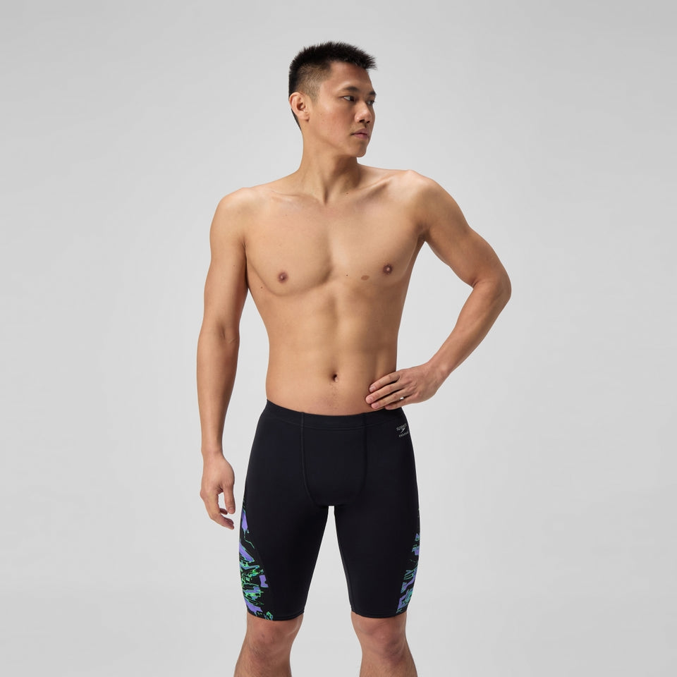 Speedo Club Training Splice Jammer Black/Blue