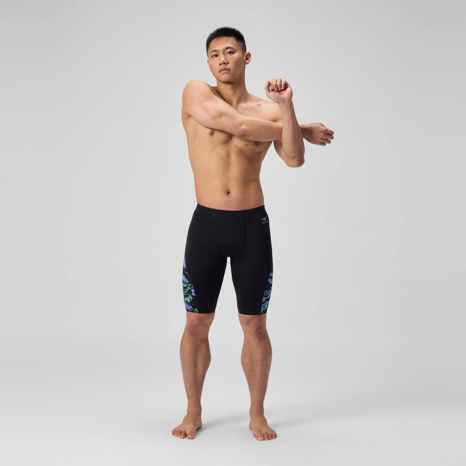 Speedo Club Training Splice Jammer Black/Blue