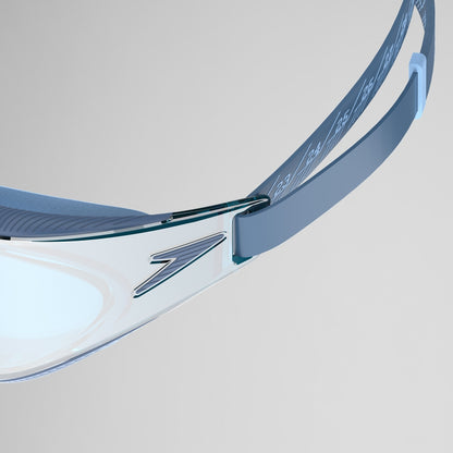 Speedo Adult Fastskin Hyper Elite Mirrored Goggles Blue/Silver