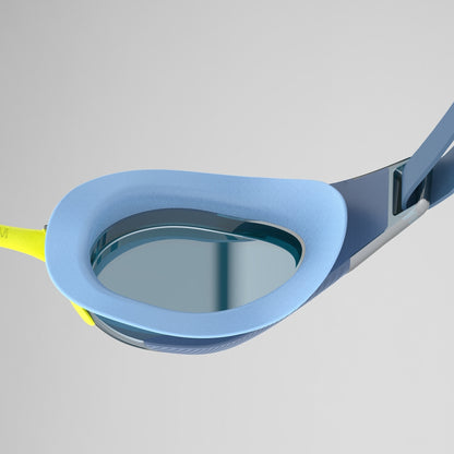 Speedo Adult Fastskin Hyper Elite Mirrored Goggles Blue/Silver