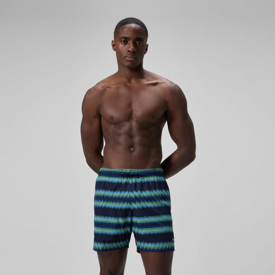Speedo Redondo Edge Printed 40cm Swim Shorts Blue