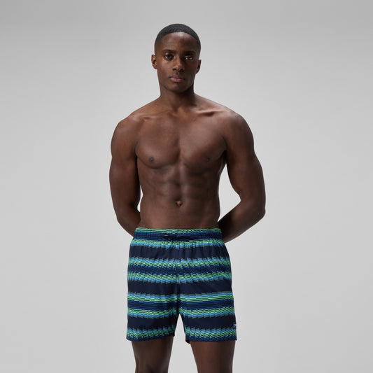 Speedo Redondo Edge Printed 40cm Swim Shorts Blue