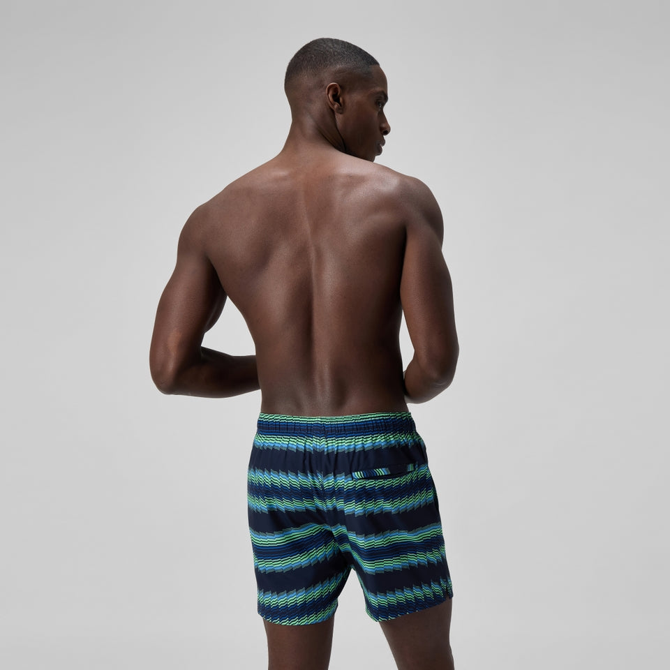 Speedo Redondo Edge Printed 40cm Swim Shorts Blue