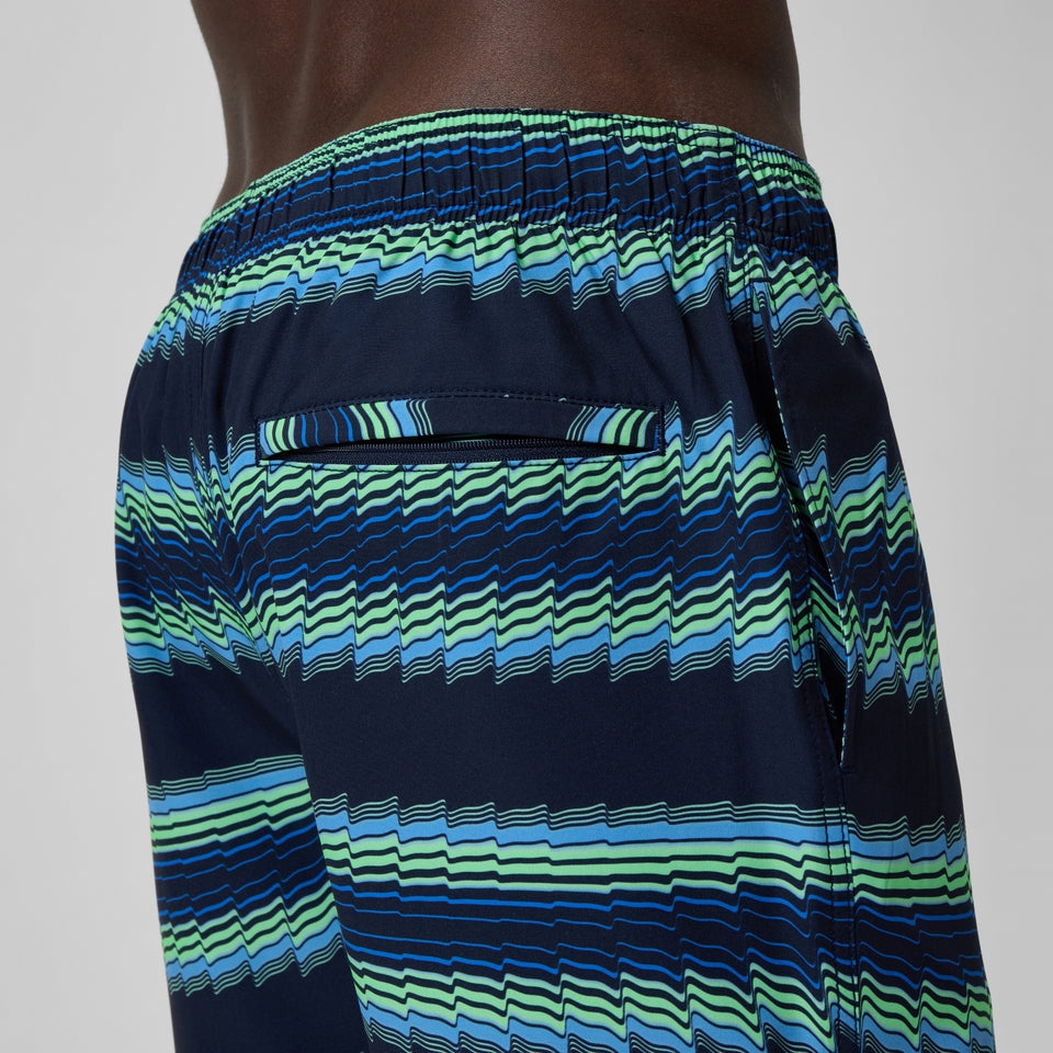 Speedo Redondo Edge Printed 40cm Swim Shorts Blue