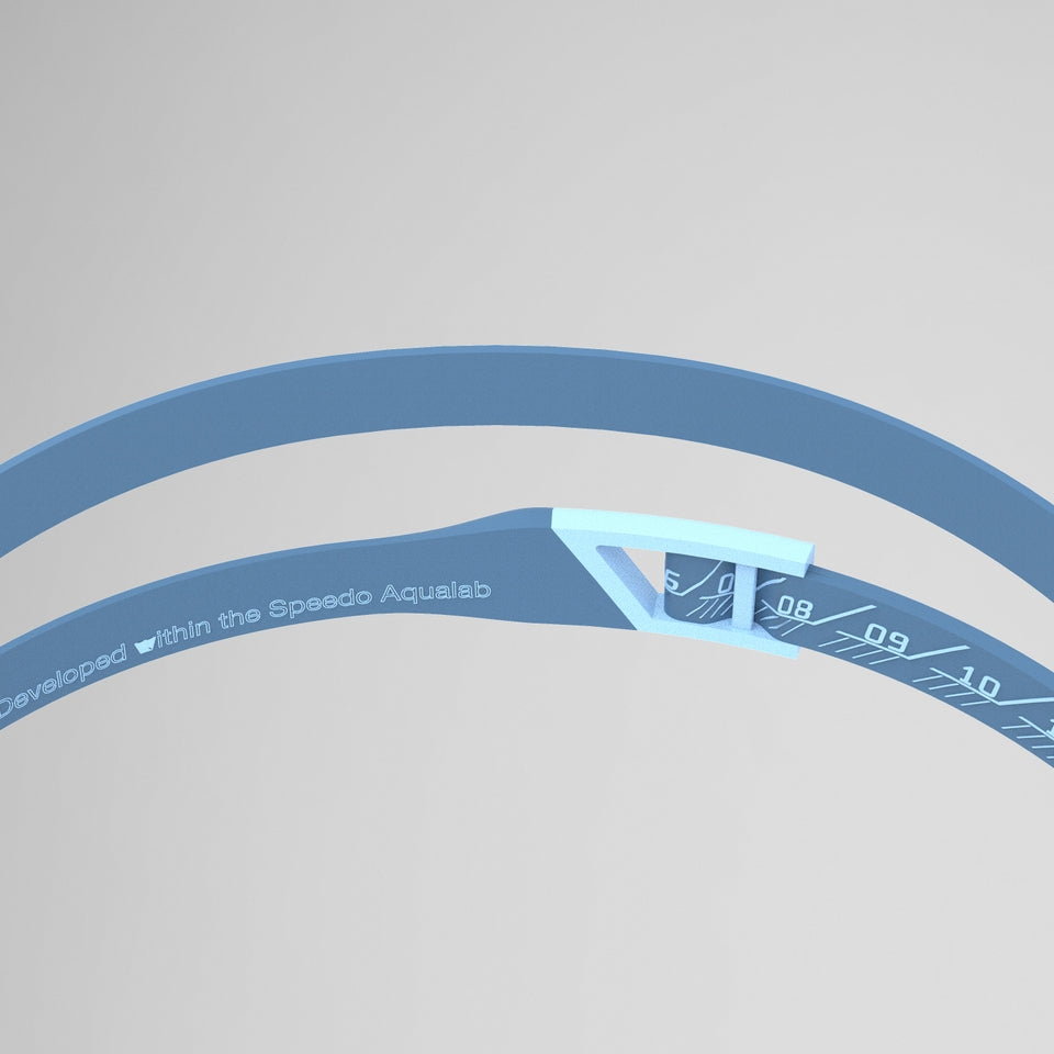 Speedo Adult Fastskin Pure Focus Mirrored Goggles Blue/Grey