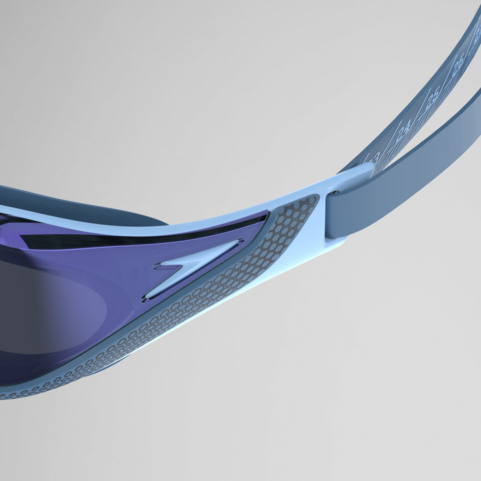 Speedo Adult Fastskin Pure Focus Mirrored Goggles Blue/Grey