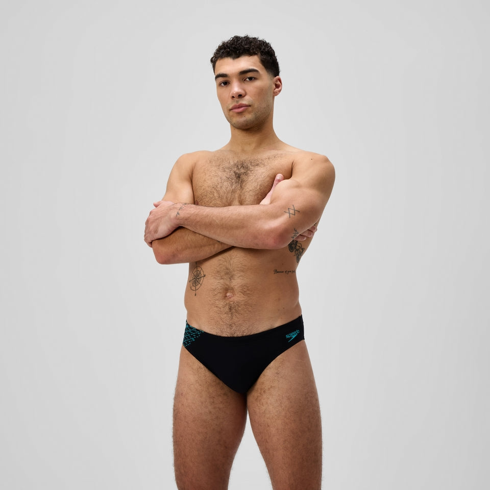 Speedo Endurance+ MAX Tech Panel 7cm Brief Black