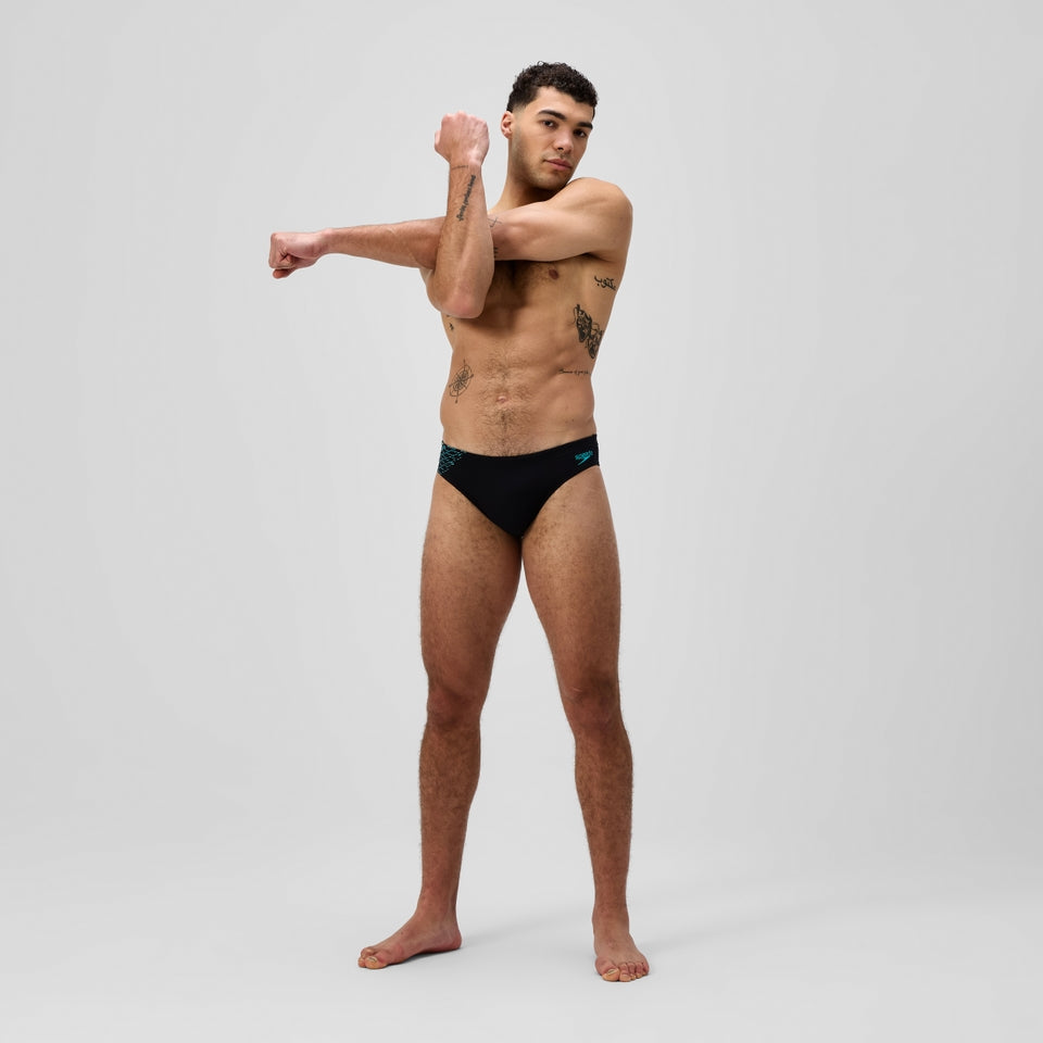 Speedo Endurance+ MAX Tech Panel 7cm Brief Black