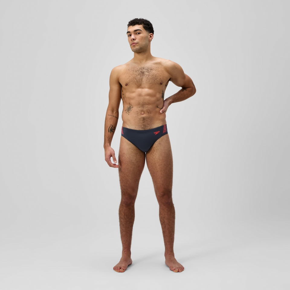 Speedo Hyperboom Splice Brief Grey/Orange