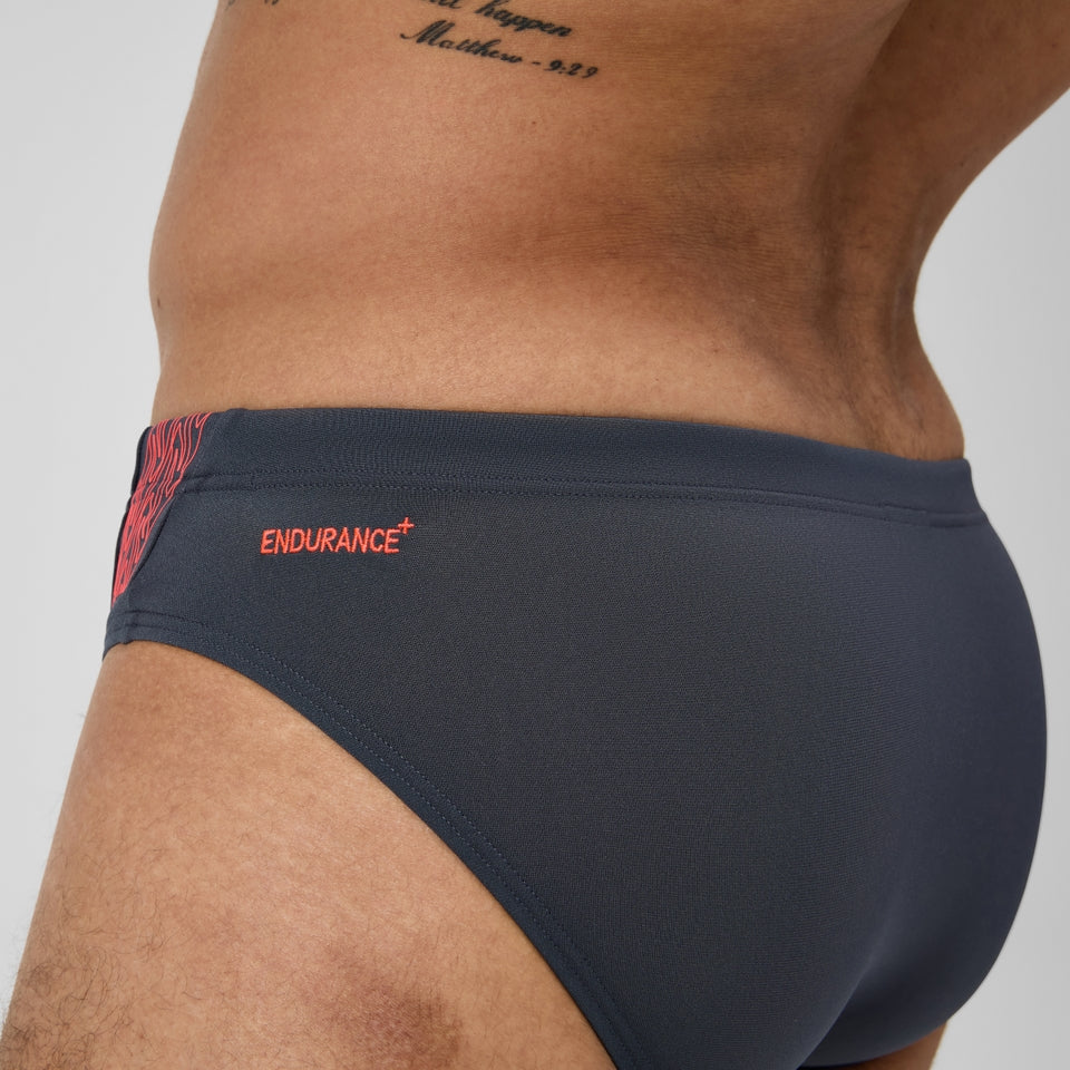 Speedo Hyperboom Splice Brief Grey/Orange
