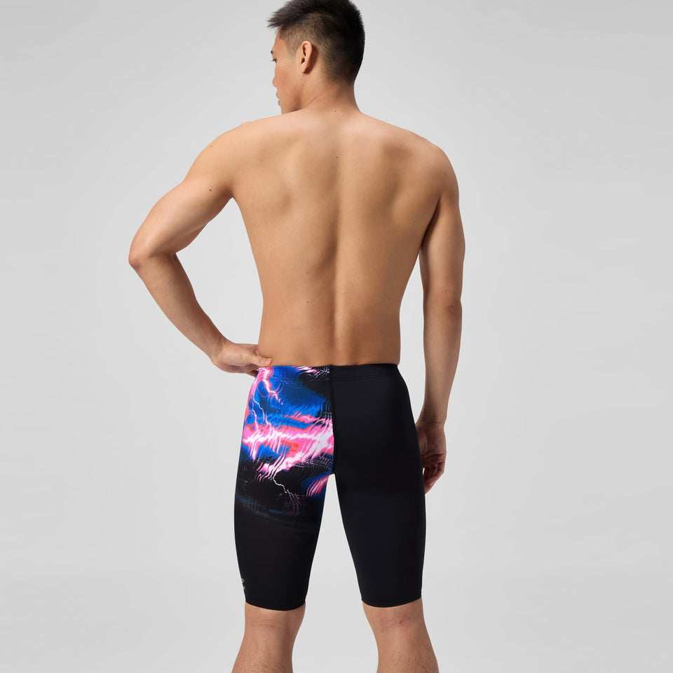 Speedo Club Training Printed Jammer Black