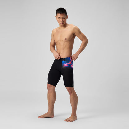 Speedo Club Training Printed Jammer Black
