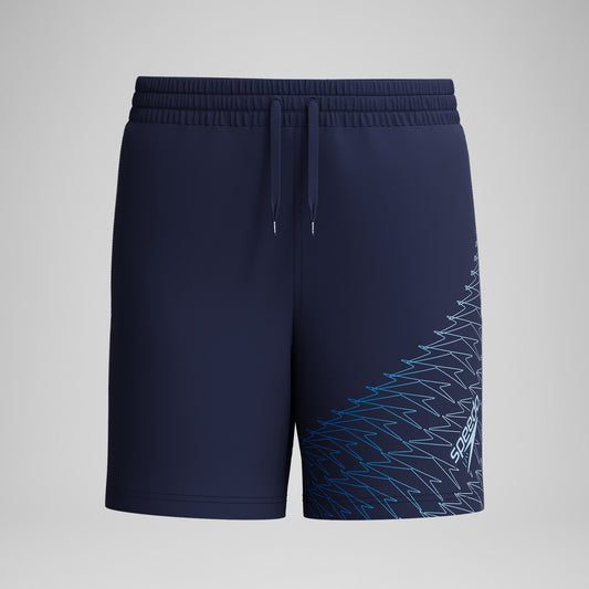 Speedo Boys Medley Logo 38cm Swim Shorts Navy/Blue